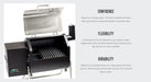 16.25" GrillGrate Pellet Grill Sear Station (15.375" WIDE) RGG16.25K-0003