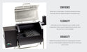 GrillGrate Sear Station for the Louisiana Grills 900 RGG19.25K-0003