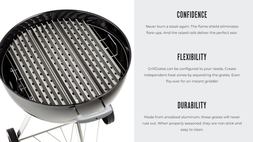 GrillGrates for the 18" Weber Kettle RWEBER18.5