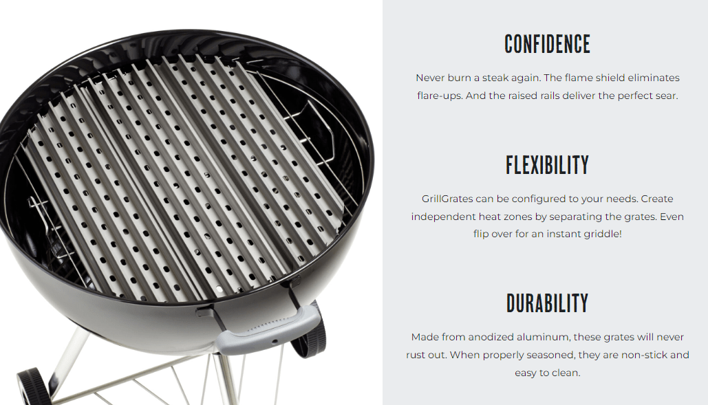 GrillGrates for the 22.5" Weber Kettle RWEB22.5