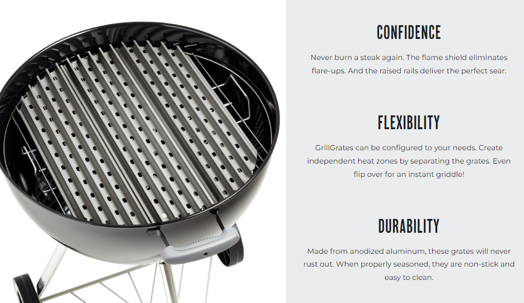 GrillGrates for the 26.75" Weber Kettle RWEB26.75